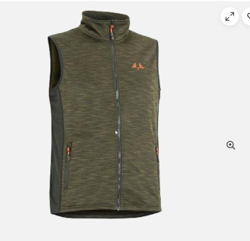 Jagdweste , Fleeceweste , Outdoorweste , Jägerweste " Green "